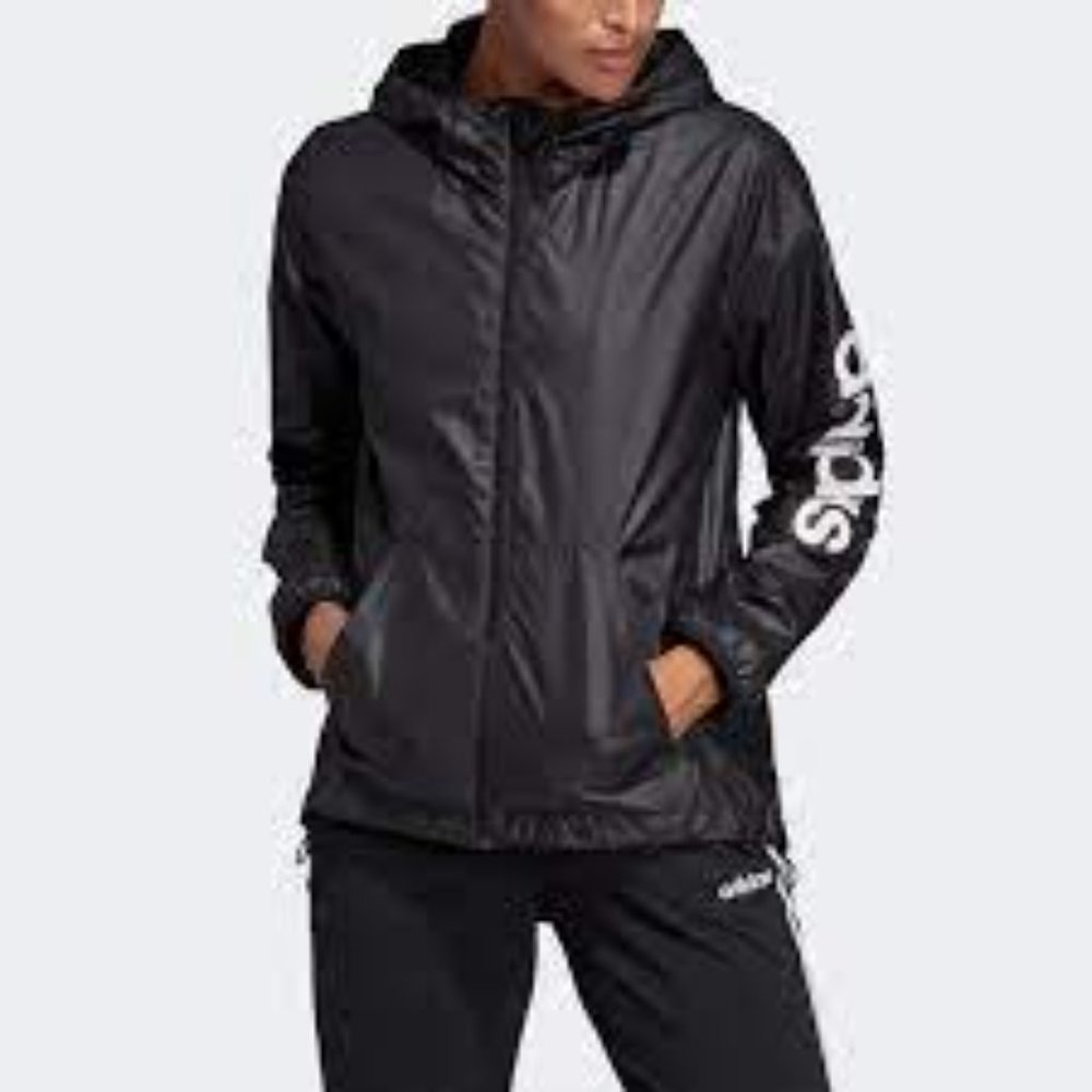 NWOT ADIDAS ESSENTIALS LINEAR WINDBREAKER DP2408
